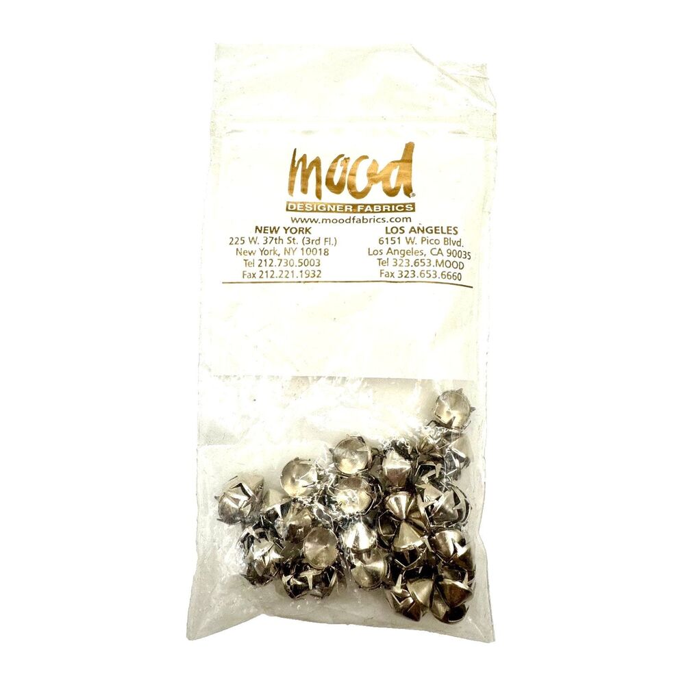 Mood Designer Fabrics Studs Conical Art Punk Project Crafts Rock n' Roll Leather